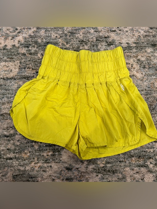 Free People Pants - Free People yellow Pull-On Shorts XS High Rise